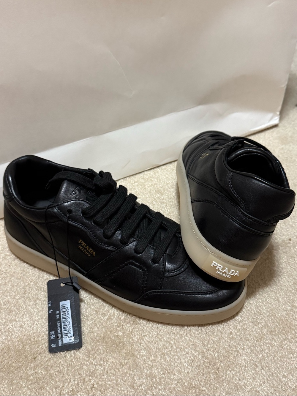 Prada Leather Sneakers
